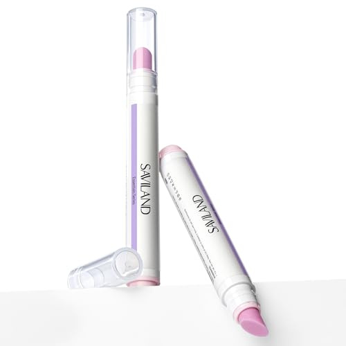 SAVILAND 2 Stück Cuticle Remover Pen: 3-in-1 Keramikspitze Nagelhautentferner & Cuticle Oil Pen Nagelstärkung Wachstum Nagelöl Stift Nagelpflegestift für Hangnails Trockene Rissiger Nägel Nagelhärter