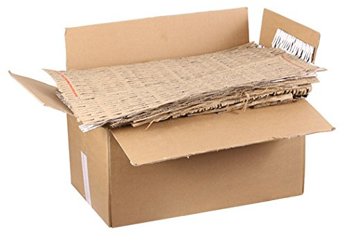 Manufaktur Martinshof 120 Liter Verpackungspolster, Füllmaterial aus recycelter brauner Wellpappe, Packungsfüllmaterial, Versandpolster, Polstermatten, 10 kg