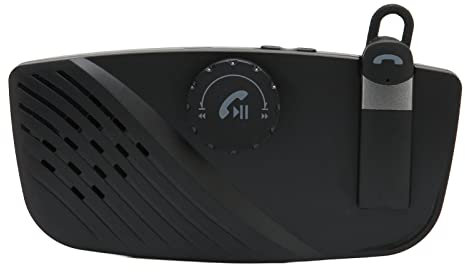 Vivavoce per Auto Bluetooth 5.0, Vivavoce, Microfono Omnidirezionale, Accensione Automatica del Movimento, Kit Vivavoce Wireless con Riduzione del Rumore con Clip per Visiera