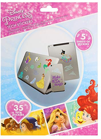 Disney Princess TS7402 Aufkleber, mehrfarbig, 35 Stück