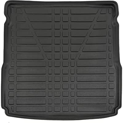 SCOUTT | Kofferraumwanne Laderaumwanne Kompatibel mit Passat B6 / B7 Kombi 2005-2014, mit Hoher Rand, Kofferraum-Schutzmatte, Geriffelt