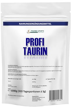 1Kg L-Taurin, reines Pulver, 1000 g reine Aminosäure - Leistungssteigerung - Muskelaufbau -