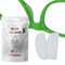 Setex Gecko Grip Brillen-Nasenpads (5 transparente Paare) – Rutschfest 0,6 mm, Mikrostrukturierte Fasern, Ultrastarker Griff, Ultraweich, Selbstklebend, 0,6 x 7 x 16 mm