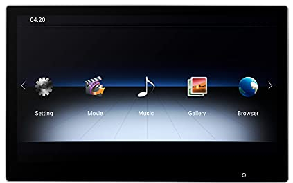 XTRONS 12,5‘‘ HD Touchscreen Android 10.0 Octa Core 2 + 16 Kopfstütze Auto Videoplayer Eingebautes WiFi mit Unterstützung für 2K Video 1920 * 1080 HDMI Out(Keine DVD) (HM127A)
