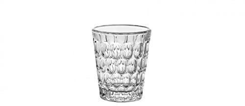 SWEET HOME Lot de 6 Verres à Eau Vintage en Verre Transparent 30 cl cod.BC02690LU cm 10,5h diam.9 by Varotto & Co.