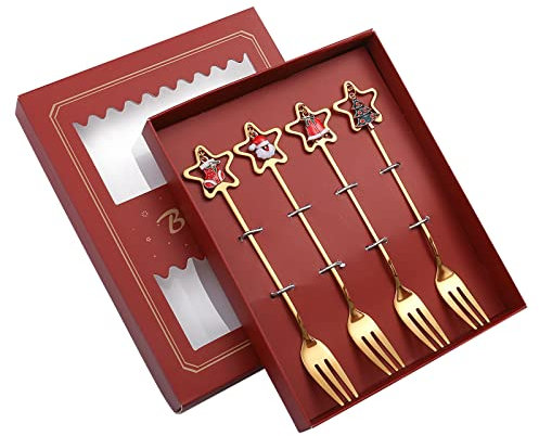 KONG JIMFAN Esspressolöffel Sehr Kaffeeloeffel Edelstahl Kleine Geschenke Für Freundin Lehrerin Geschenkboxen Gold Kleine Geschenke Musik Geschenk Für Weihnachten Aufziehen Bibelhülle