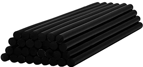 Glue Stick 'Hot Melt Glue Stick' A pack of 20 black 11mmx200mm hot melt glue sticks for crafting DIY home office projects for craft repair and refinishing. (11×200)