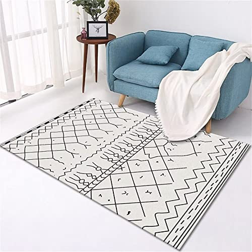 RUGMRZ Bettumrandung Teppich Wohnzimmer, Haus, Kristallsamt, Schlafzimmer Dekoration antirutsch Teppich bettumrandung Teppich tepiche für wohnzimmer80X120cm