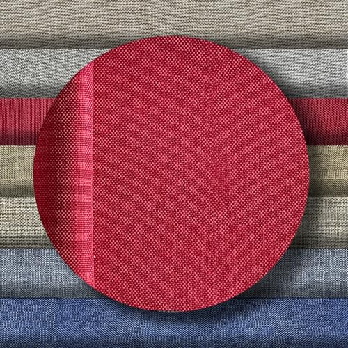 Polsterstoff 2x1,40 M. Polsterstoff Möbelstoff Meterware. Stoff für Sofa, Sessel, Kissen. Reißfest und Widerstandsfähig. Canvas Fabric Decorative (Rote Farbe)