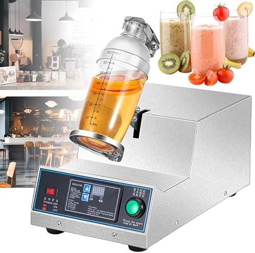 Coctelera Automática Para Té Con Leche(Brazo Mecánico Inclinado a 45°), Coctelera De Un Solo Cabezal Para Té Con Leche, Para Restaurantes, Cafés, Tiendas,Alimentos Y Bebidas