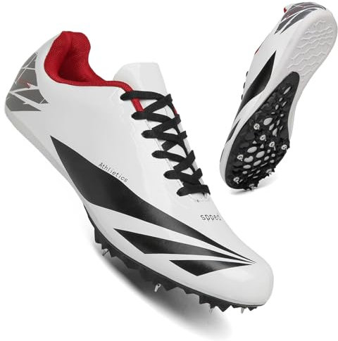 Sprint Spikes,Leichtathletik Spike Schuhe,Leichte Trainer Mit Spikes,Spikes Leichtathletik 7 Nägel,Unisex Leichtathletikschuhe Jugendsportschuhe mit Spikes Outdoor Training