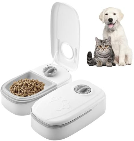 PetSafe 2 Meal Automatic Cat Feeder - Wet & Dry Food Dispenser with 48H Timer