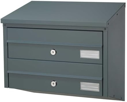 Briefkastenanlage Safepost ScanPro BDL 912 anthrazit (RAL 7016) 2fach