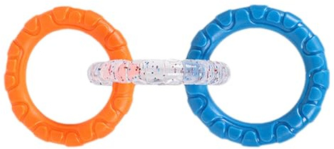 Setauoo Tug Rings For Dogs | 3 Rings Dog Tug Of War Toy,Interactive Biting Game, Pet Supplies, Exercise Equipment, Boredom Relief For Aggressive Chewers