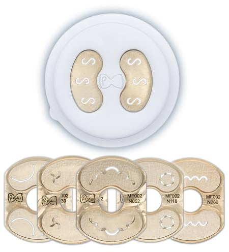 Pastidea – Kit trafila con 6 formati: Fusilli A3 8.5mm, Casarecce, Gnocco Napoletano, Maccherone Rigato, Orecchiette 15mm, Riccioli – compatibile con Philips Pasta Maker Avance e Serie 7000