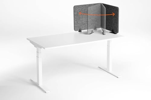Durable Panneau Séparateur Acoustique Bureau Effect 120, Gris, 532137