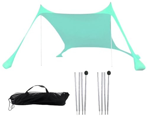 Protezione solare da campeggio UPF 50+ Tenda da sole per spiaggia, tenda portatile progettata 4, con ombra, tenda