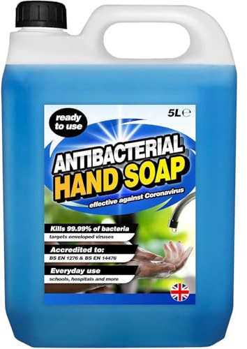 5 Litre Ready To Use Effective Antibacterial Non-Sticky Liquid Hand Soap | (1)