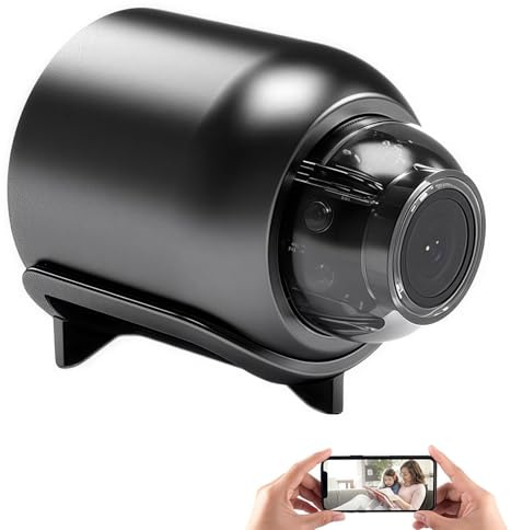 Générique Fromevo NanoVision - Mini Caméra 4K WiFi 1080p HD avec Vision Nocturne, Mini Camera Espion sans Fil Invisible, Interieur/extérieur sans Fil, Caméra Sécurisée Maison