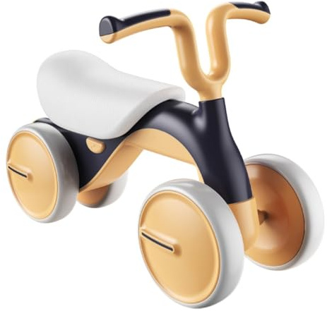 ROSEEONNE Auto oscillante Bici Senza Pedali for Bambini, 4 Ruote, Prima Bici con Elegante Maniglia, Design Robusto e Sicuro for Bambini Auto oscillante Bambini(Lila)