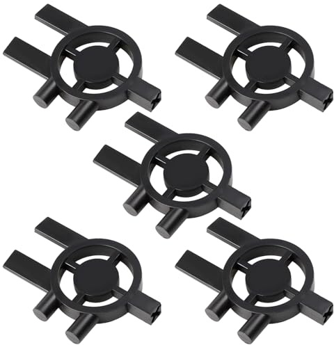 5Pcs Paper Towel Dispenser Keys for Cintas & Sanis 3-in-1 Toilet Paper Dispenser Key Replacement Soap Tissue Box Keys Opener Accessories for Commercial Business Home Office School Maintenance