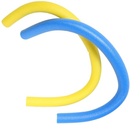 HEMOTON Bright Jumbo Pool Noodles 2pcs, Heavy Duty Floating Swim Noodles, 150cm Long Foam Dive Sticks for Swimming and Water Play