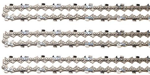 3 chaînes de tronçonneuse tallox .325 1,5 mm 76 TG 50 cm gouges complètes