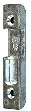 GU Haustür Schließblech/Schließplatte E 15332 (E-15332-00-0-1) für Rollzapfen zum einfräsen incl. SN Montagematerial