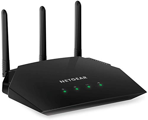 NETGEAR WiFi Router (R6330) - AC1600 Dual Band Wireless Speed (up to 1600 Mbps) | Up to 1200 sq ft Coverage & 20 Devices | 4 x 1G Ethernet and 1 x 2.0 USB Ports (R6330-1AZNAS)