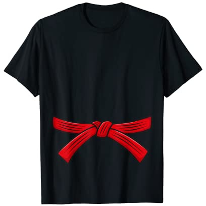 Judo belt red belt Judo, 9th Dan Obi, Jiu-Jitsu, Aikido T-Shirt