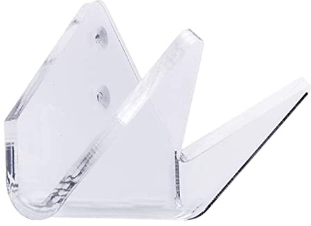 SagaSave Skateboard-Wandhalterung, Longboard-Display-Halterung, Mini-Wandaufhänger, Aufbewahrungsdisplay, Skateboard-Display-Ständer für passend für Skateboard, Longboard, Ski (transparent)