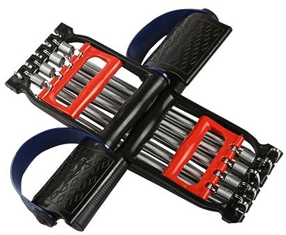 Toddmomy Multifunktionales Muskelstärkungstrainer Mit Beintrainingsgerät Fußfederpedal Und Griffzugseil Körperliches Fitnessgerät Aus Federstahl Und Kunststoff Ergonomischer Griff Für Train