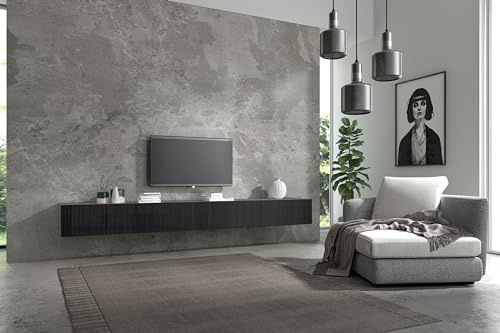 Wuun® TV-Lowboard Somero I 100cm bis 360cm I TV-Schrank & Hängeschrank für Wohnzimmer I Verschiedene Varianten
