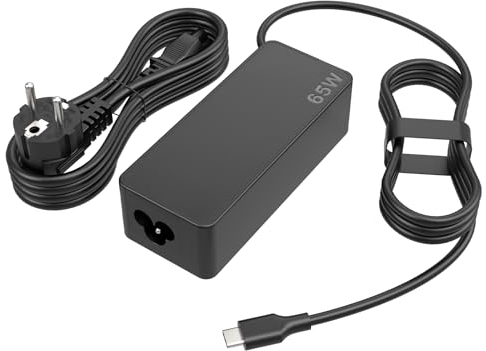 65W Ladekabel Laptop USB C Netzteil Kompatibel mit Lenovo ThinkPad X1 Carbon T14 T15 T480 T490 T590 T580 E480 E490 E580 E590 E595 Yoga C740 720 730 720-13ikb 730-13ikb 910 Ladegerät Type C Adapter