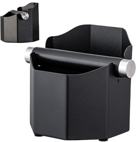 Cubo de Posos de Café Pequeño Knock Box Compacto con Barra de Golpeo
