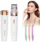 Epilator for Women, Hair Removal Device for Women, 2 Replacement Heads, Epilator for Face, 2 in 1 Hair Removal Device, Painless Lady Shavers, for Lip, Mustache, Chin
