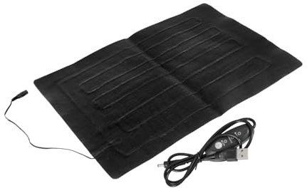 iplusmile Portable Usb Heating Pad for Pets Carbon Fiber Warming Mat Adjustable Temperature for Cats Dogs and Reptiles The Go