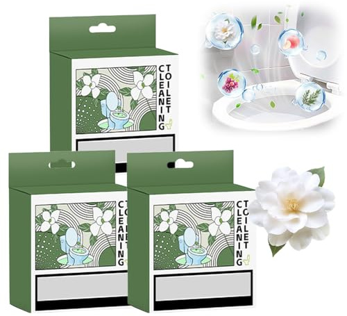 Toilet Cleaner, Scented Toilet Bowl Cleaner - Put in Tank, Heavy Duty Toilet Descaler, Lasts up to 1000 Flushes, Long-Lasting Fragrance, Prevents Limescale, and Effectively Fights Odours (Gardenia)