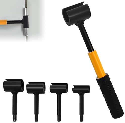 R HORSE 4-in-1 Türscharnier Einstellwerkzeug – Anti-Rutsch C-Schlüssel Set mit Gewindegriff 14–25mm, Mehrzweck Schranktür Justierwerkzeug für Spaltkorrektur Reparatur Heimwerker & Profi Techniker