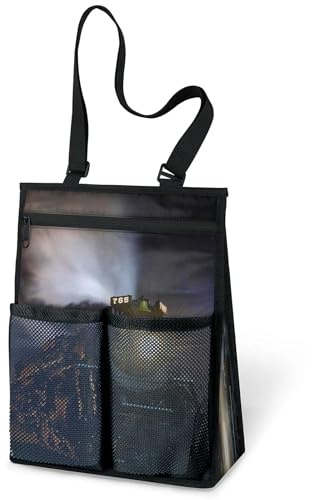 Borsa da doccia vintage con treno a vapore, portatile, borsa da doccia con treno a vapore, organizer da appendere per viaggi, palestra, campeggio, spiaggia, bagno, dormitorio