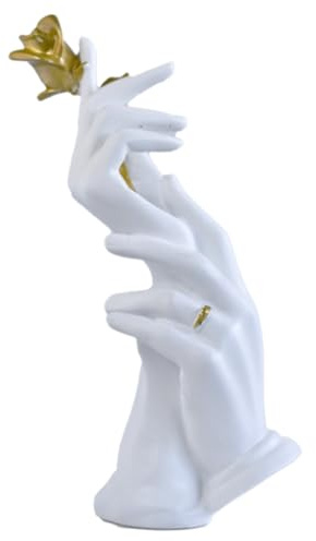 Moaobooh Statue e sculture di gesti astratti, decorazione per la casa, perfetta per matrimoni, scrivania, decorazione, regali (femmina)