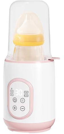 Calentador de botellas de viaje, leche instantánea para solución de calefacción portátil, control inteligente de temperatura, calor automático, compacto y para exteriores, interior, coche, guardería