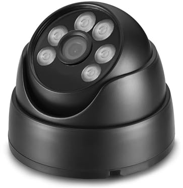 KVBRUI Telecamera IP a Colori 4K 8MP Audio for Esterni Poe H.265 Cupola in Metallo CCTV for Interni Telecamera di Sicurezza grandangolare da 2,8 mm 5 MP 4 MP(2.8mm,Super 4MP Poe)