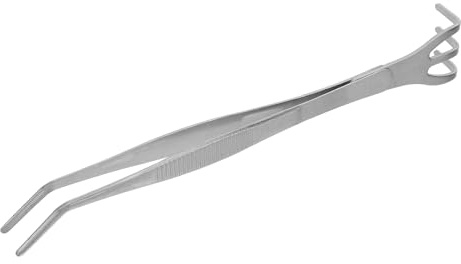 Abaodam Râteau à Racines pour Bonsaï en Acier Inoxydable 304 Pince à Épiler Ergonomique, Outil à Main Polyvalent pour Aération, Décompactage du Sol et Désherbage, Mini Râteau Jardinage