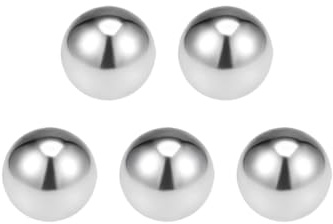 sourcing map Lagerkugeln Präzisionskugeln G200 12mm-19mm 304 Edelstahl 13mm (10 Stück)