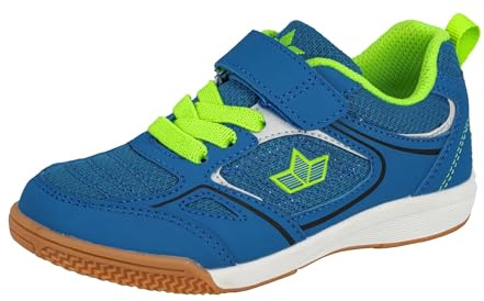 Lico Unisex Kinder Racine Vs Hallenturnschuhe, Blau Lemon, 28 EU