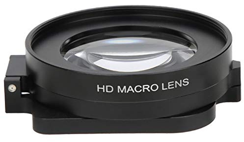 Oumij1 Filtres d'objectif Macro 58mm - 16X Filtre d'objectif de Plongée Macro Gros Plan - pour la Photographie sous-Marine - pour Caméra d'action 8