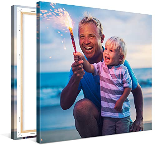 PICANOVA – Leinwandbild – Foto auf Leinwand 80x80 cm – Premium Fotoleinwand – Ihr Eigenes Bild auf Leinwand als Personalisierte Wanddeko – Wandbild mit Wunschmotiv – Fotogeschenk