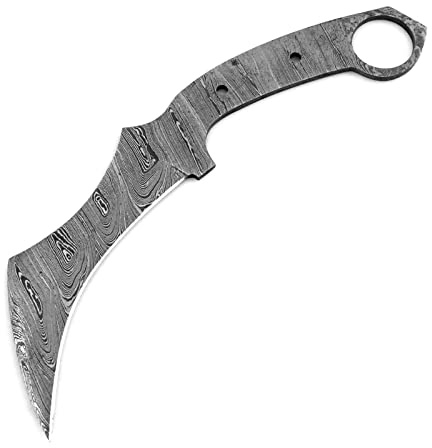Damast Klinge Handgeschmiedete Damast Rohling Damascus blank blade 6026EA