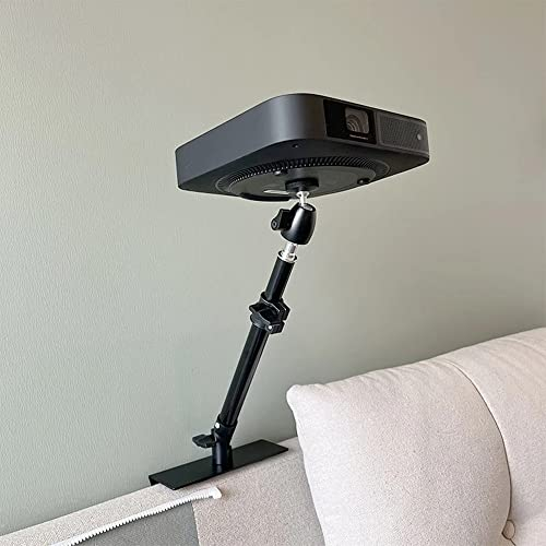 AiFeelife Bed Sofa Projector Stand Invisible Installation Metal Projector Holder Multi-Angle Adjustment Projector Bracket Mount Compatible with XGIMI h2 / XGIMI H3, Nebula, VANKYO, Epson Projector